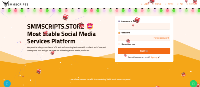 Perfect SMM PANEL SCRIPT